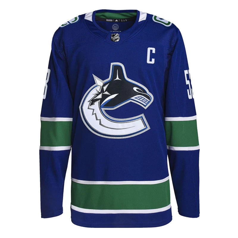 Men's adidas Vancouver Canucks Bo Horvat Authentic Home Primegreen Jersey