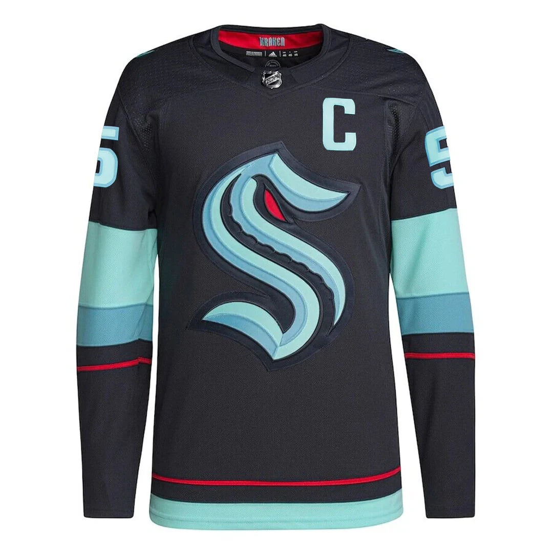 Men's adidas Seattle Kraken Mark Giordano Authentic Home Primegreen Jersey
