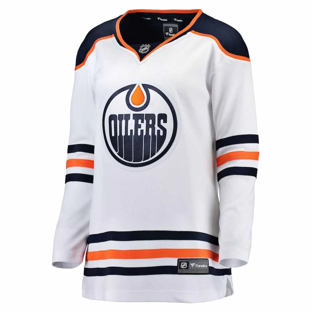 Women's Fanatics Edmonton Oilers Away Breakaway Jersey