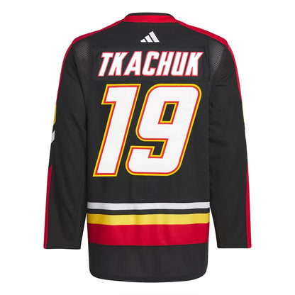 Men's adidas Calgary Flames Matthew Tkachuk Reverse Retro 2.0 Authentic Primegreen Jersey
