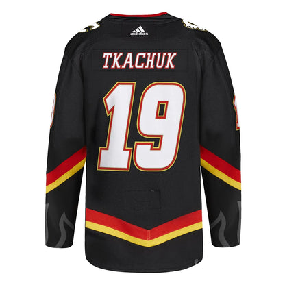 Men's adidas Calgary Flames Matthew Tkachuk Authentic Alternate Primegreen Jersey