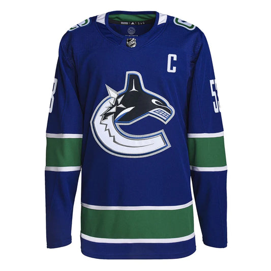 Men's adidas Vancouver Canucks Bo Horvat Authentic Home Primegreen Jersey