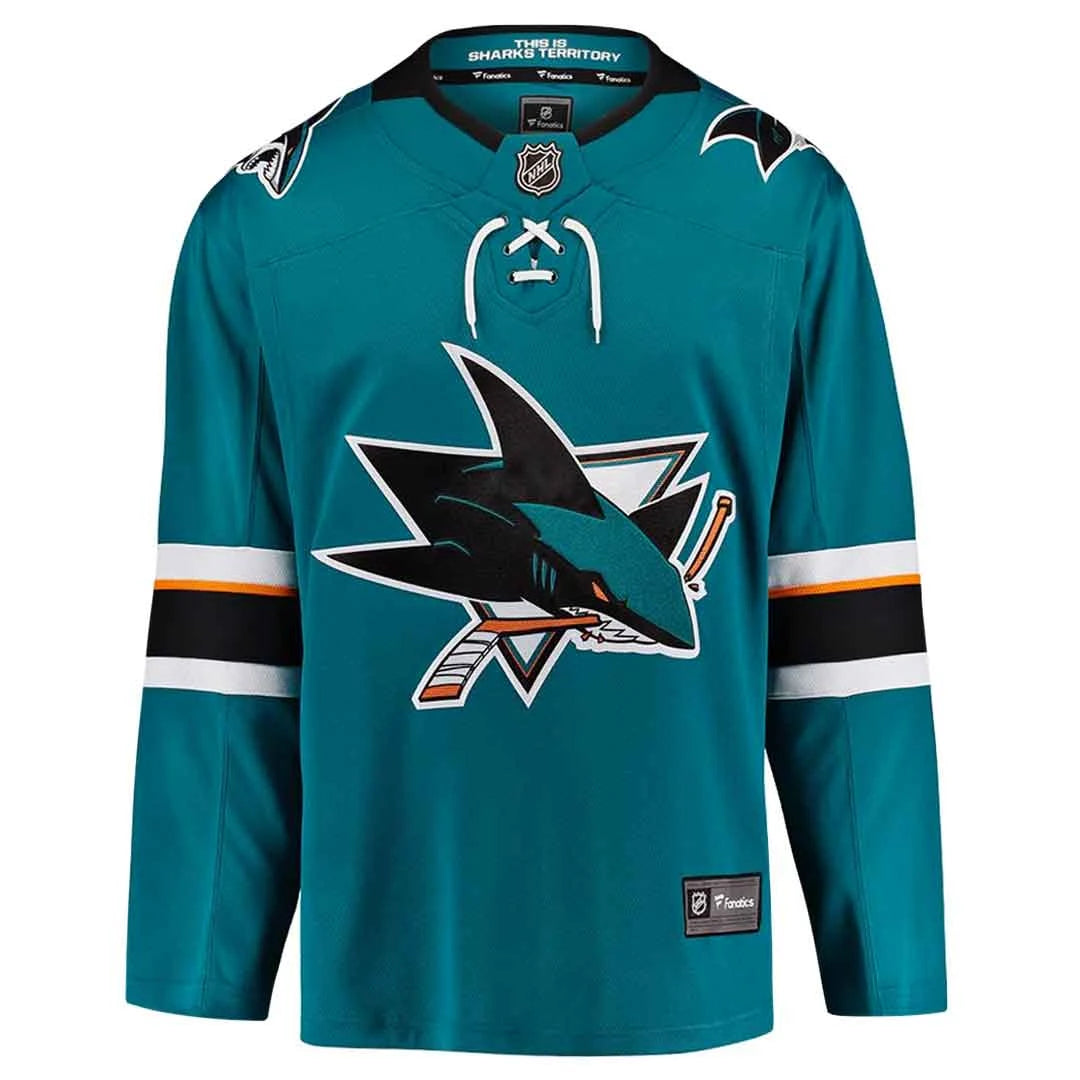 Youth Fanatics San Jose Sharks Home Breakaway Jersey